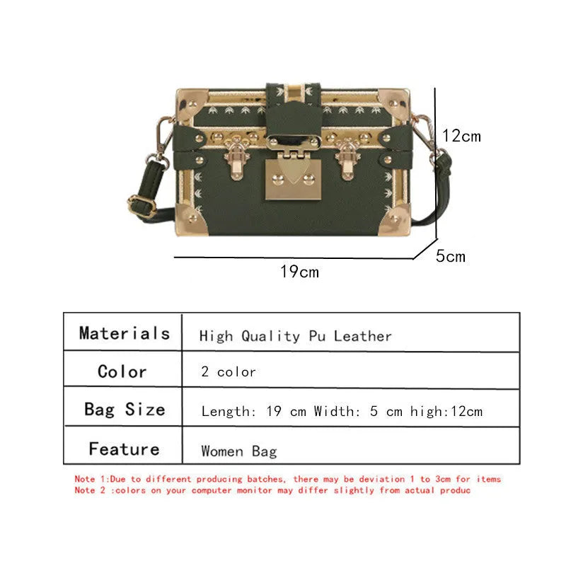Hard structure black PU leather women's flap bag with shoulder strap and hasp closure