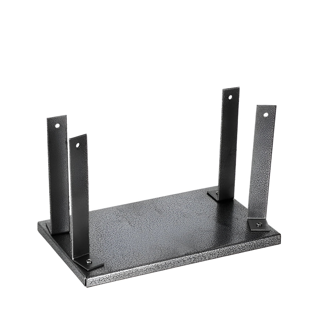 Black iron flip chip bracket for electric planers measuring 285mm in length