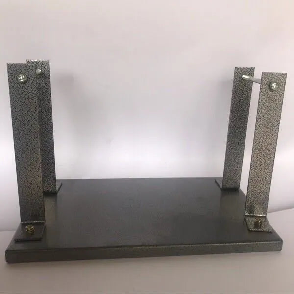 Black iron flip chip bracket for electric planers measuring 285mm in length