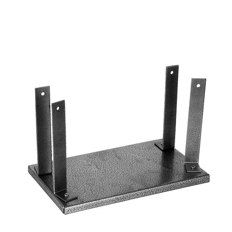 Black iron flip chip bracket for electric planers measuring 285mm in length