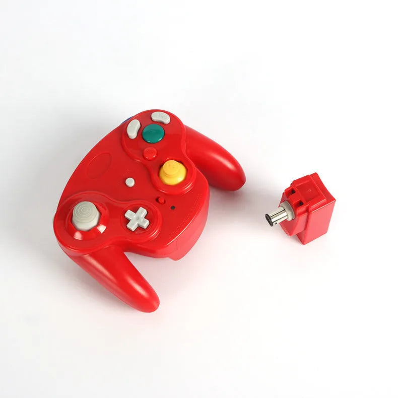 NGC 2.4G wireless game controller for Wii and GameCube consoles in multiple colour options