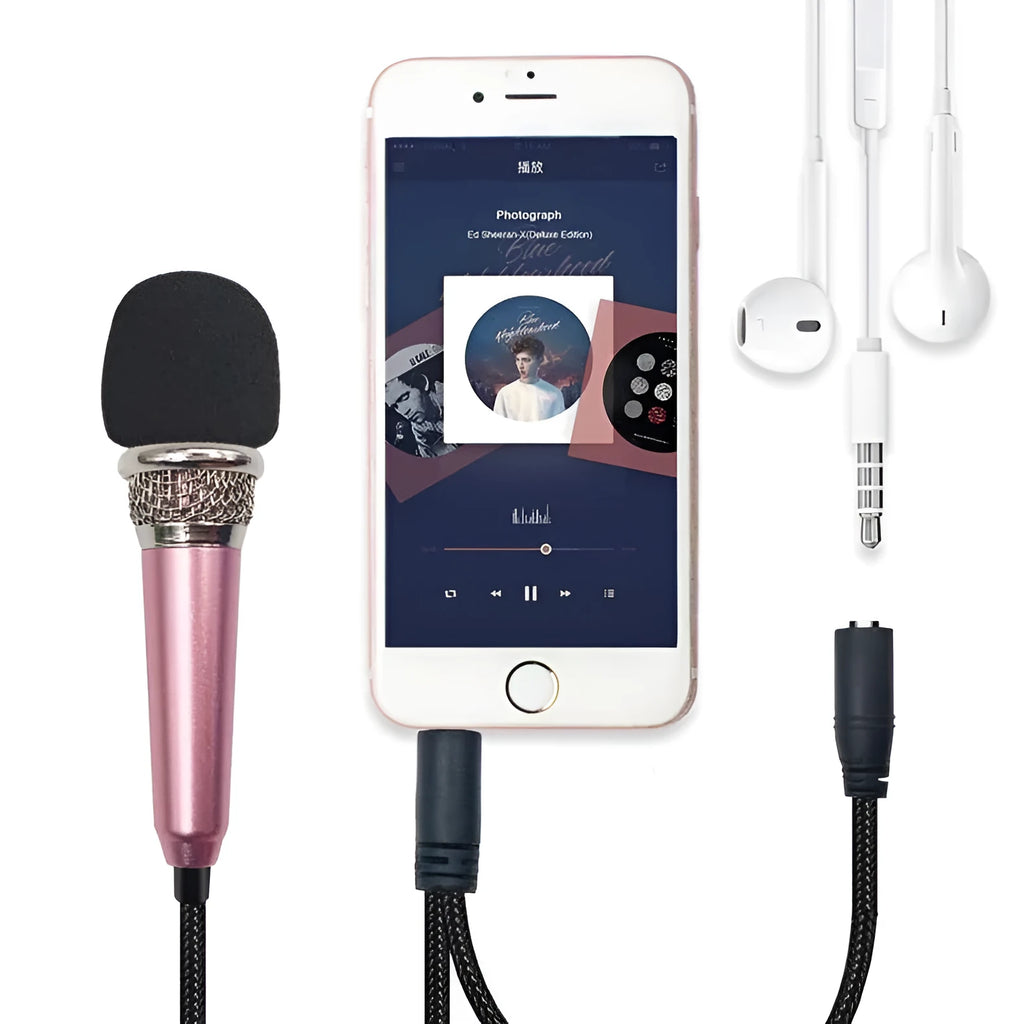T3 condenser microphone for Android phones with 3.5mm connection in multiple colour options