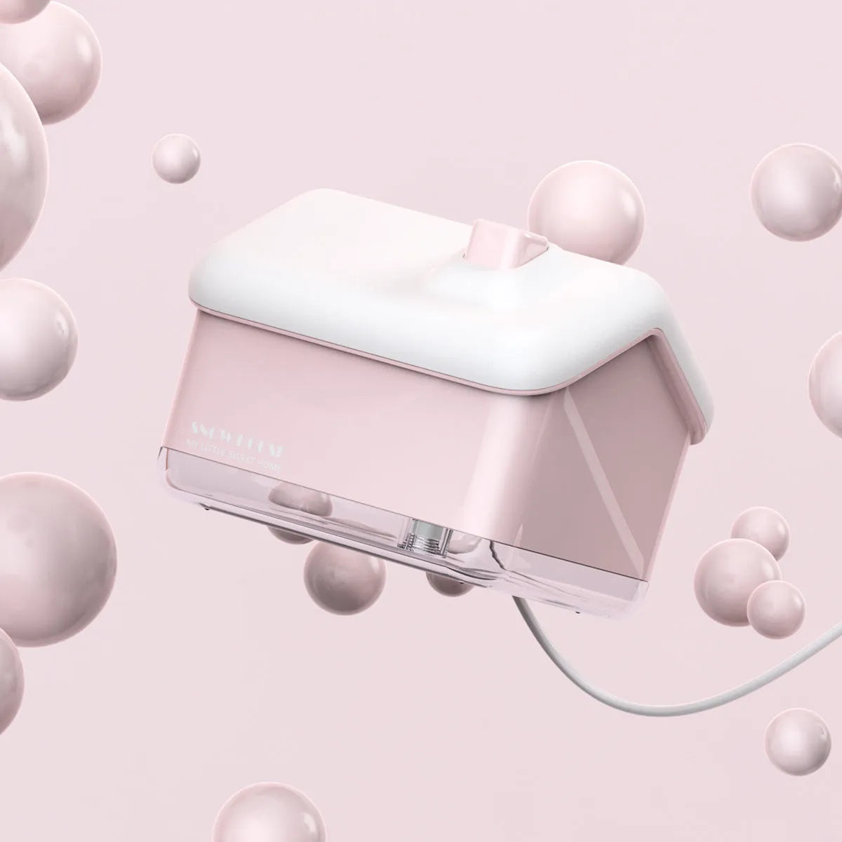 White igloo-shaped USB humidifier and essential oil diffuser with 300ml tank and LED light