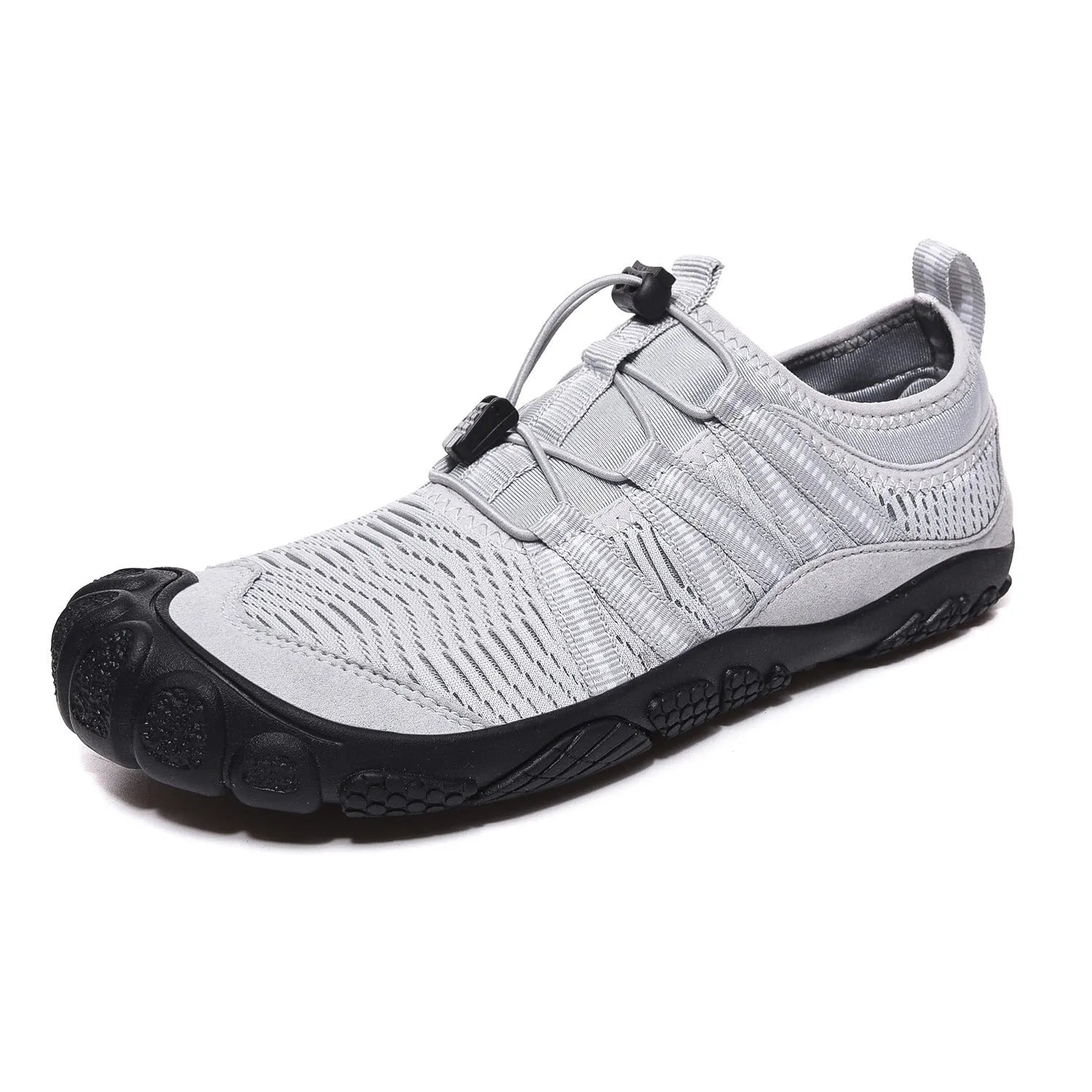 Low-cut unisex wading shoes with mesh upper and rubber sole in multiple colours.