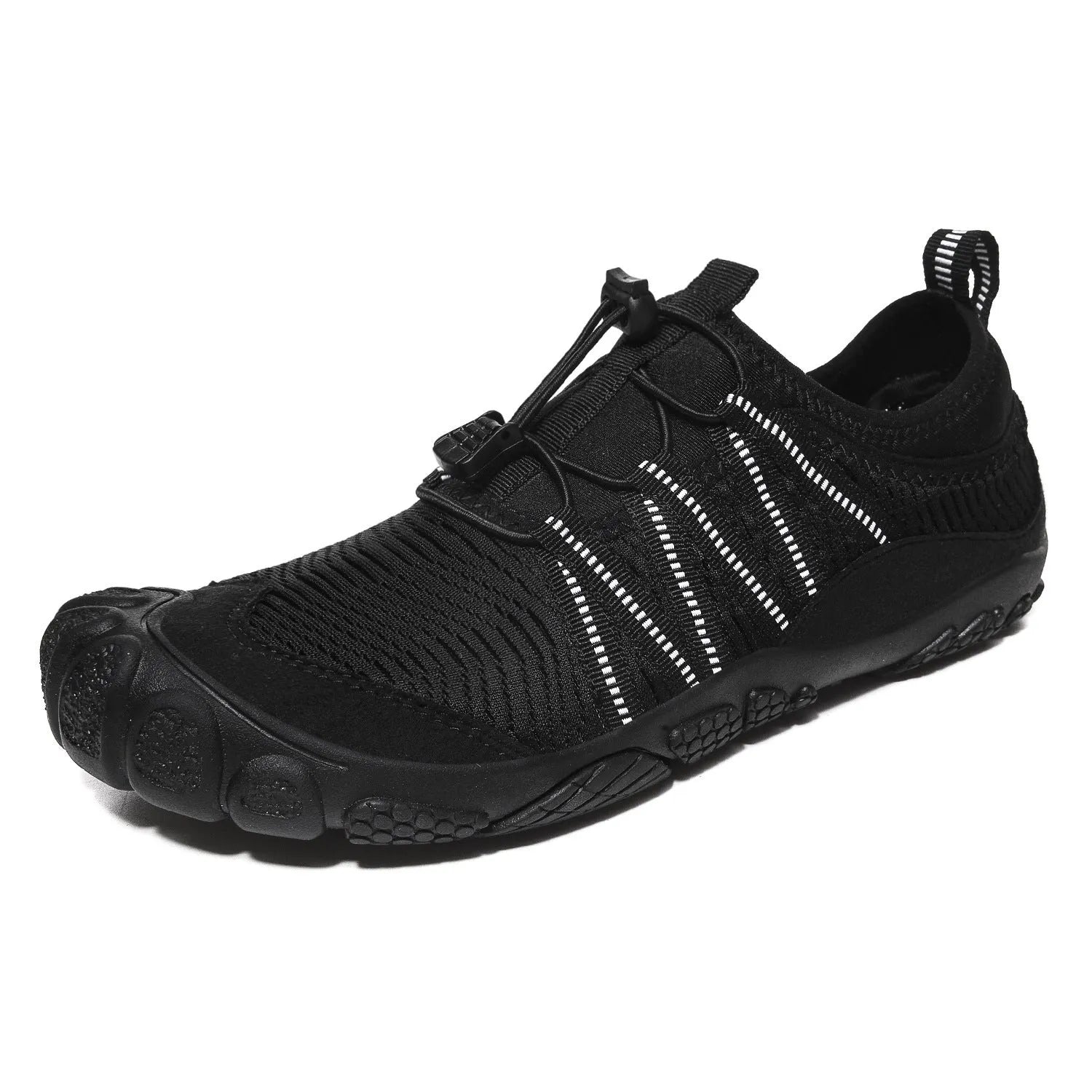 Low-cut unisex wading shoes with mesh upper and rubber sole in multiple colours.