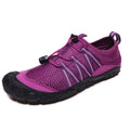 Low-cut unisex wading shoes with mesh upper and rubber sole in multiple colours.