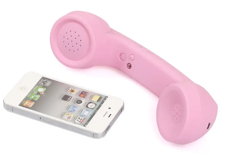 Retro microphone Bluetooth wireless headset in multiple colours with hanging ear design
