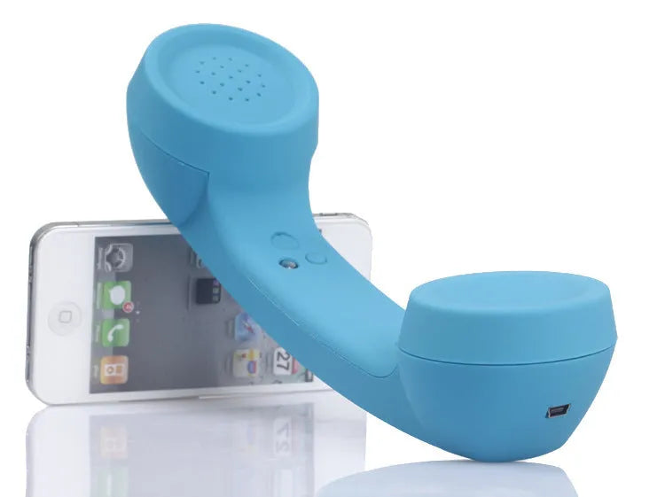 Retro microphone Bluetooth wireless headset in multiple colours with hanging ear design