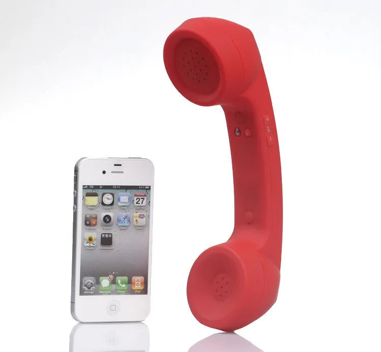 Retro microphone Bluetooth wireless headset in multiple colours with hanging ear design