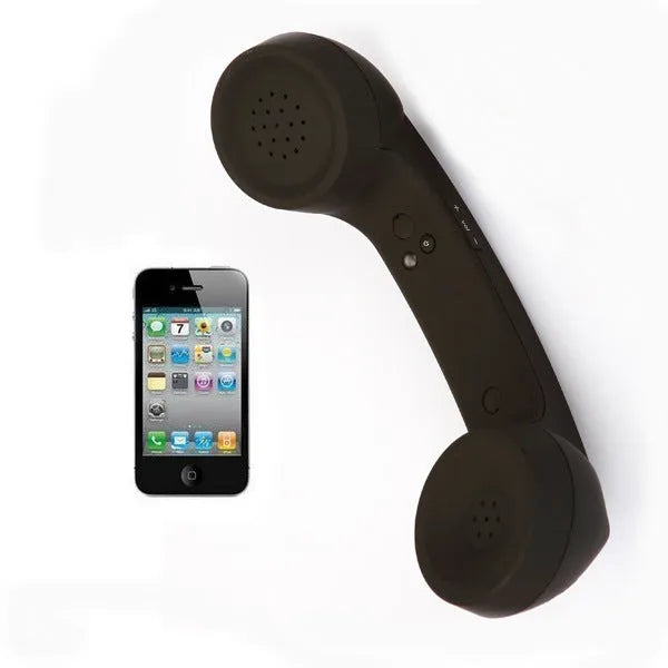 Retro microphone Bluetooth wireless headset in multiple colours with hanging ear design