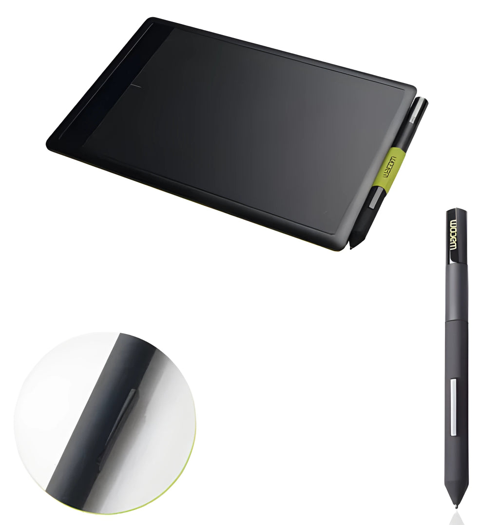 Black graphics pen holder for CTL671 and CTL471 pens, simple shape for Pocket PC use