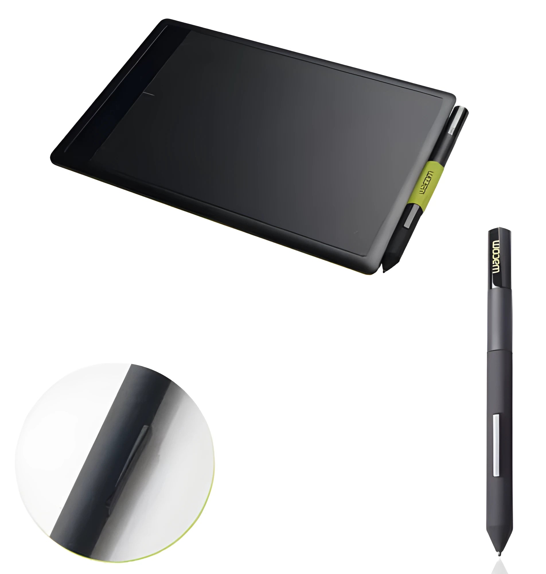 Black graphics pen holder for CTL671 and CTL471 pens, simple shape for Pocket PC use