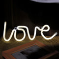 LED neon sign light with silicone shell in pink or warm white colour options for indoor decorative lighting