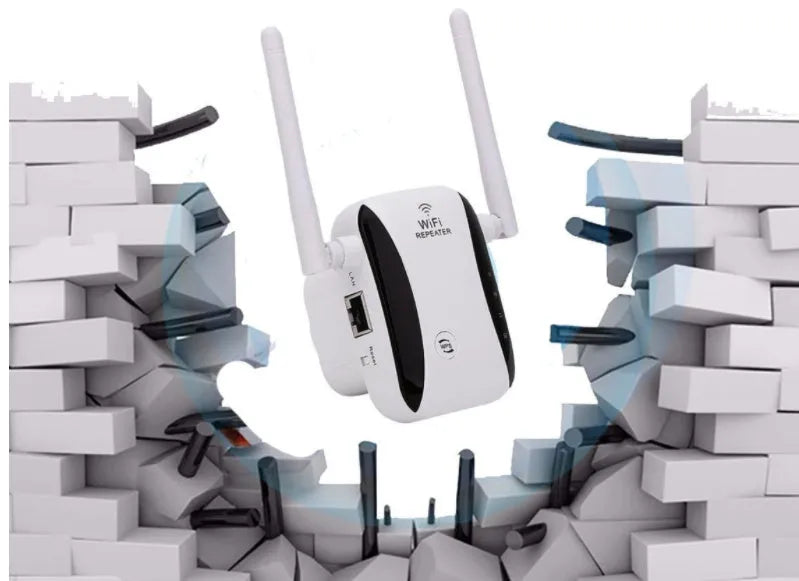 Booster Network wireless repeater with lightning protection and 802.11n for home Wi-Fi range extension