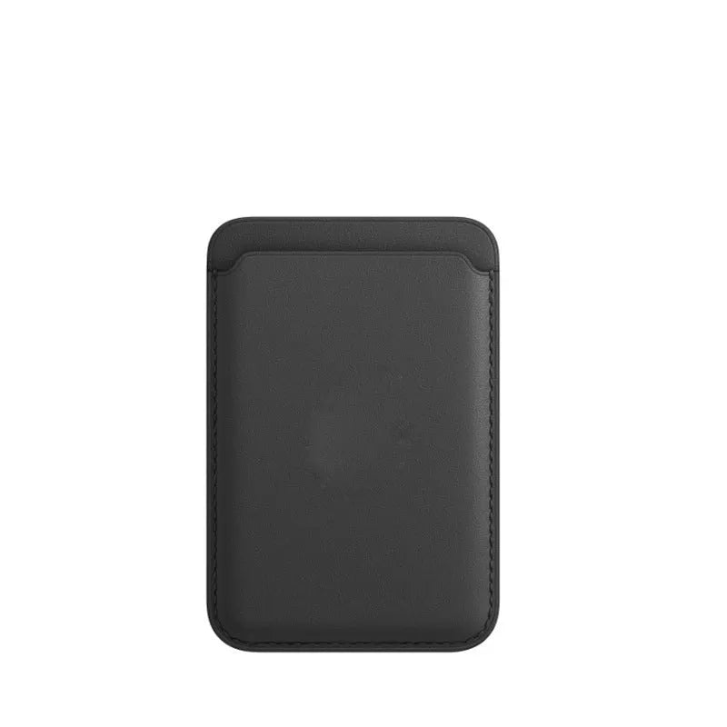 MagSafe compatible iPhone wallet case with magnetic card holder in PU leather
