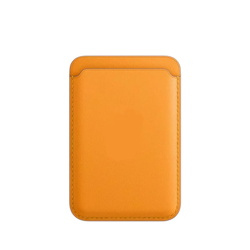 MagSafe compatible iPhone wallet case with magnetic card holder in PU leather
