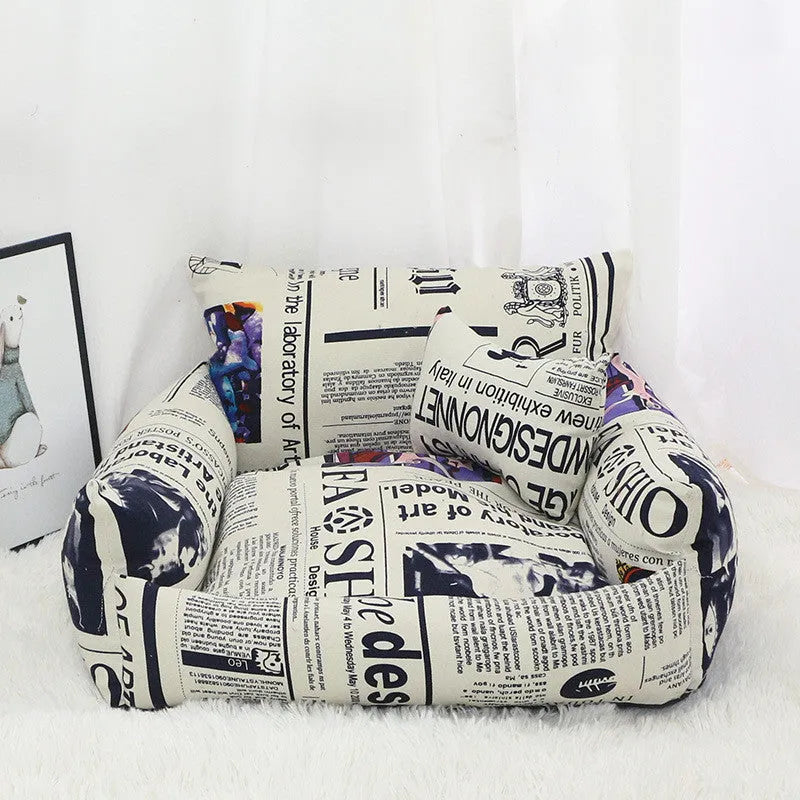 Canvas pet nest for sofa in autumn winter with 58cm size and colour options