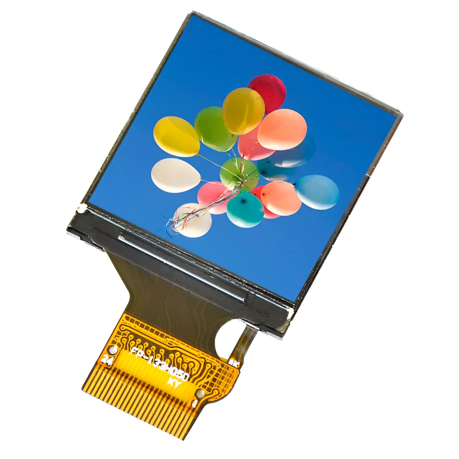 1.3 inch 240x240 IPS LCD colour display module with 18-pin connector.