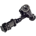Black all-metal 7-inch magic friction arm with ball heads and hot shoe mount for DSLR cameras