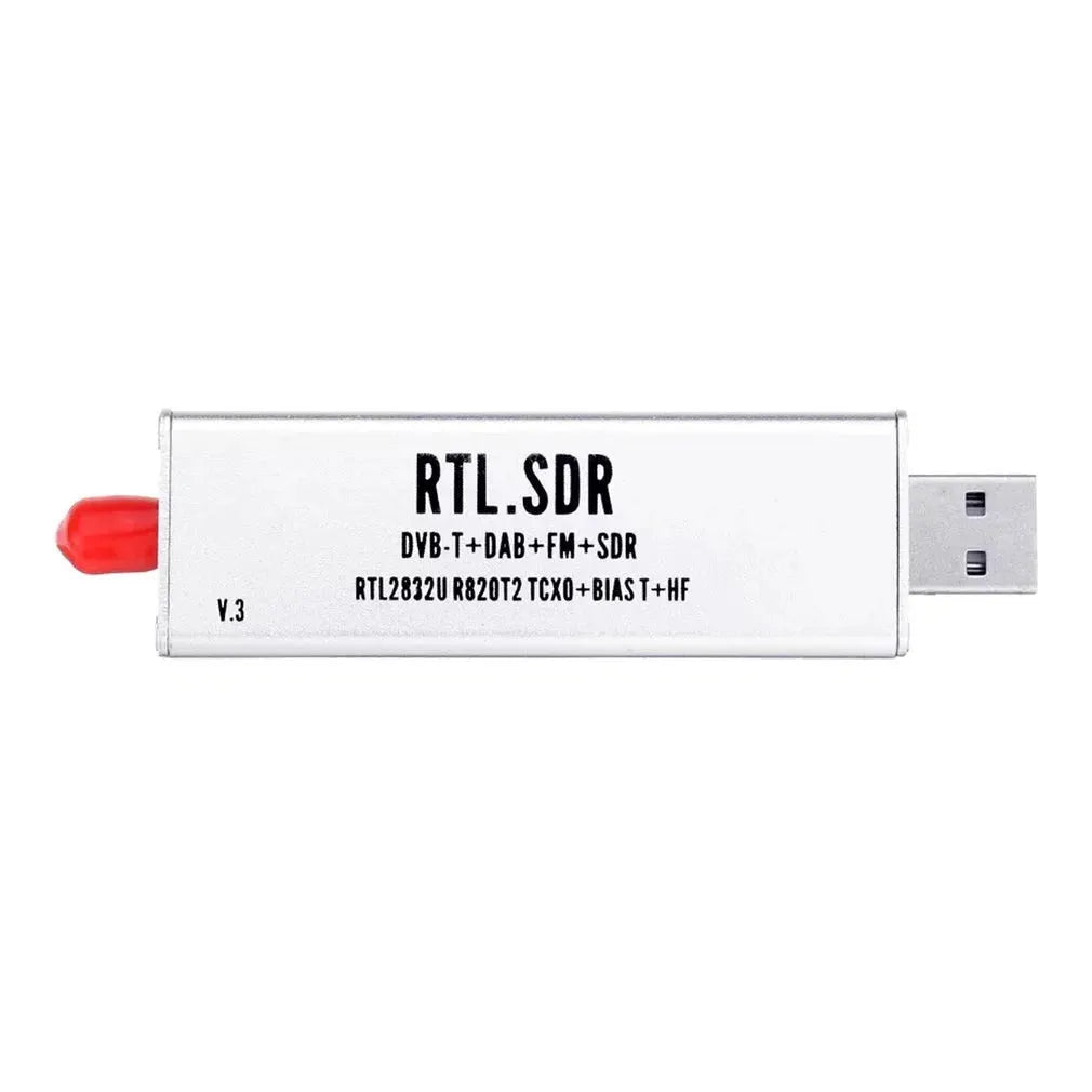 A300U black metal SDR receiver with gold SMA connector for all-band radio scanning