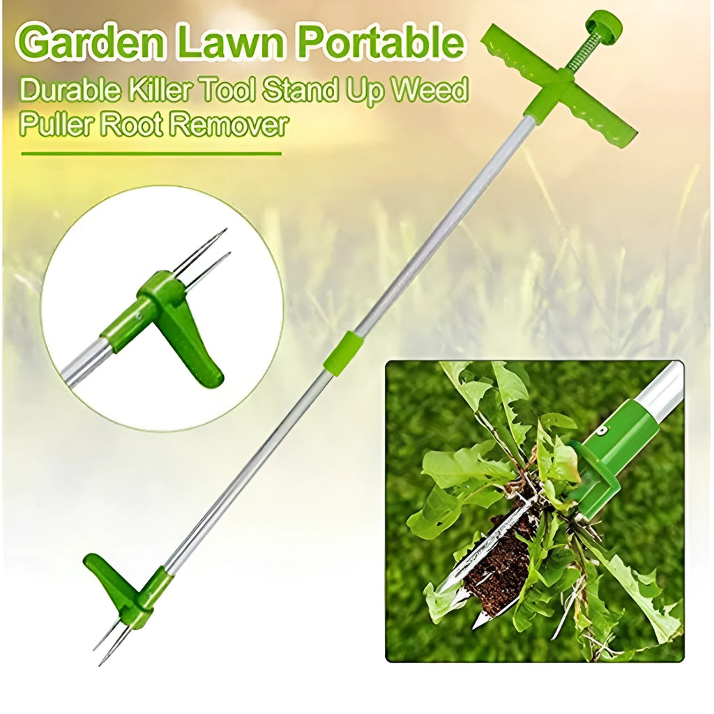 Aluminium tube manual weeding tool with 50cm length for garden maintenance