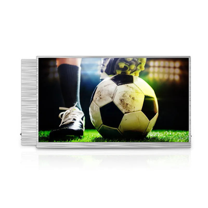 15-inch ultra-thin portable display with split screen functionality and included cables