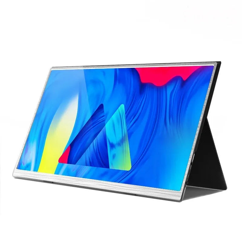 15-inch ultra-thin portable display with split screen functionality and included cables