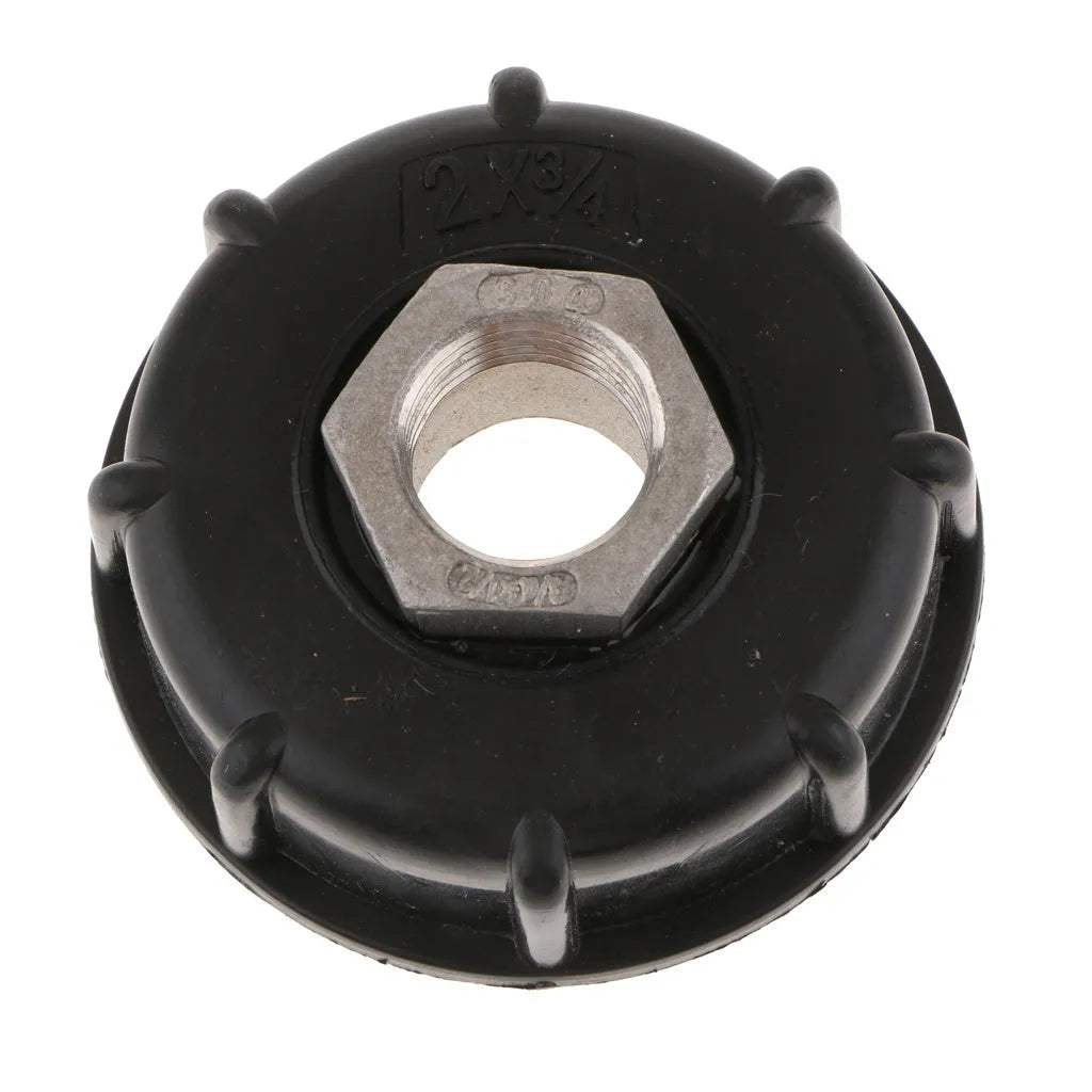 1000 litre chemical barrel joint connector with stainless steel and PP plastic construction
