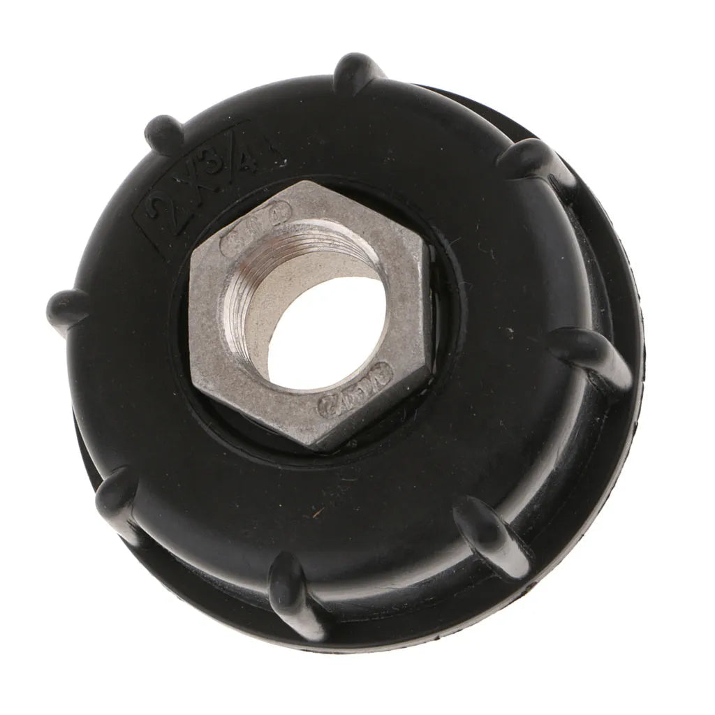 1000 litre chemical barrel joint connector with stainless steel and PP plastic construction