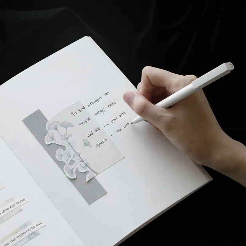 Simple retro soft imitation leather cover notebook in red or white A5 size with dot matrix page layout