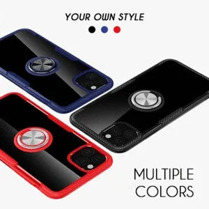 PU material iPhone phone case showing full button access and back cover design in multiple colour options