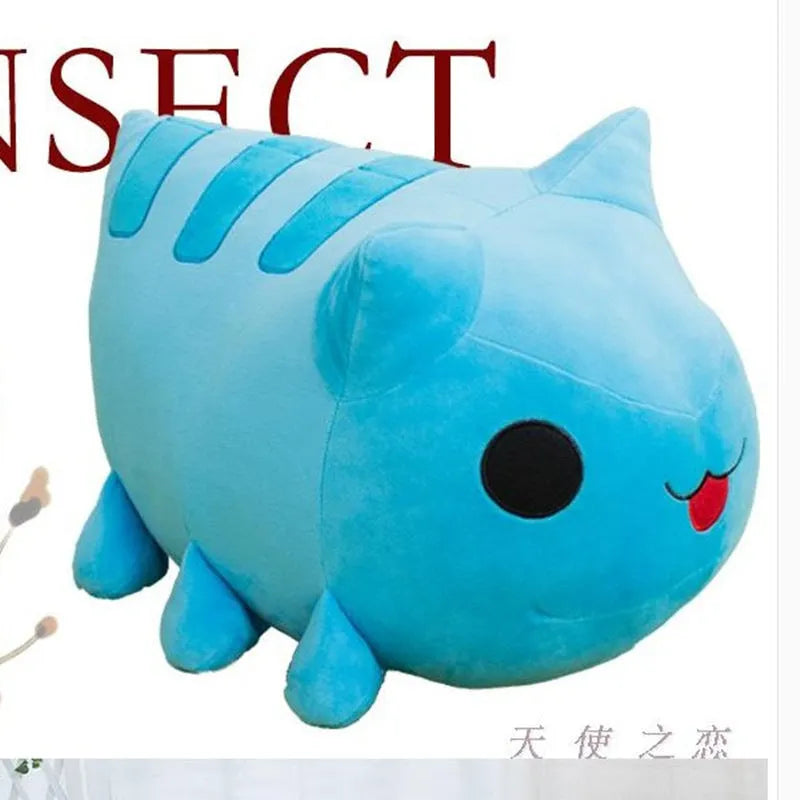 Cute cartoon short plush toy doll in tongue style, 50 cm height, soft fabric