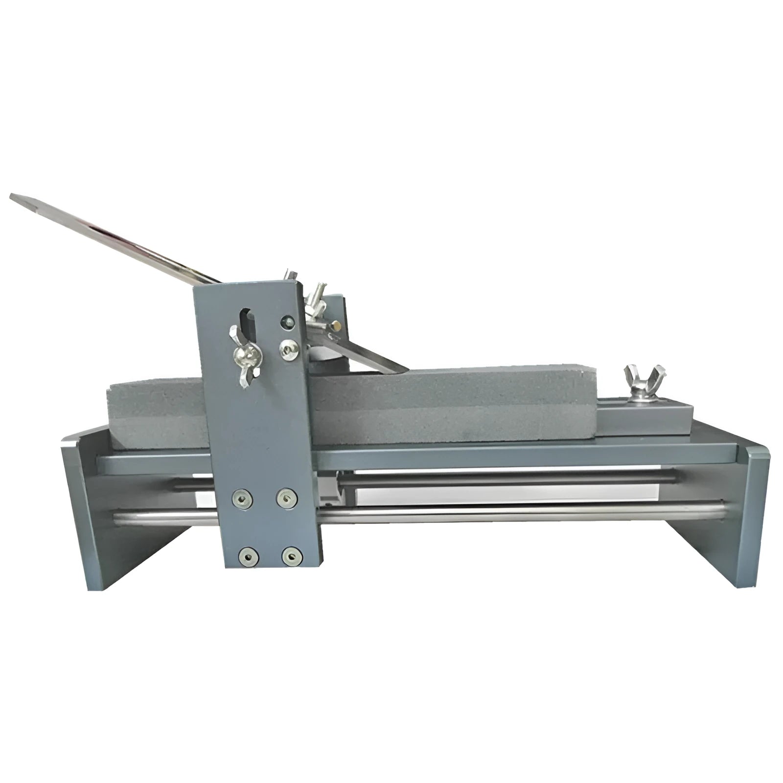 Aluminium alloy fixed angle sharpener gantry tool for woodworking chisels and carving knives