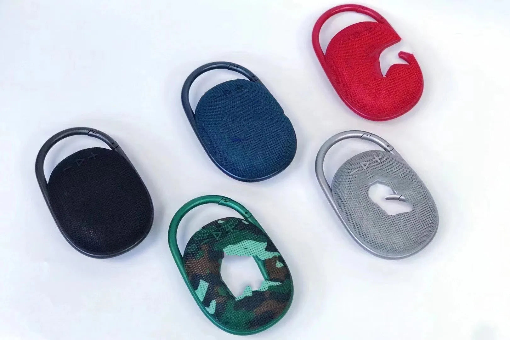 Mini portable Bluetooth speaker in various colours with USB charging cable