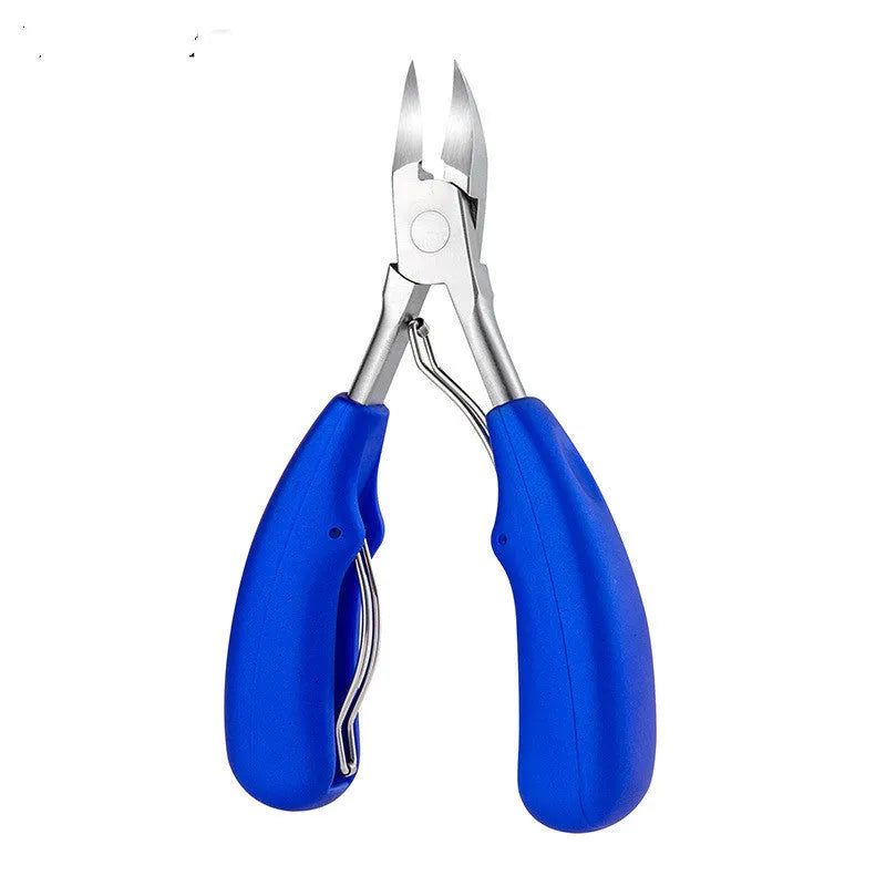Stainless steel nail clippers with ABS handles in multiple colour options for home grooming