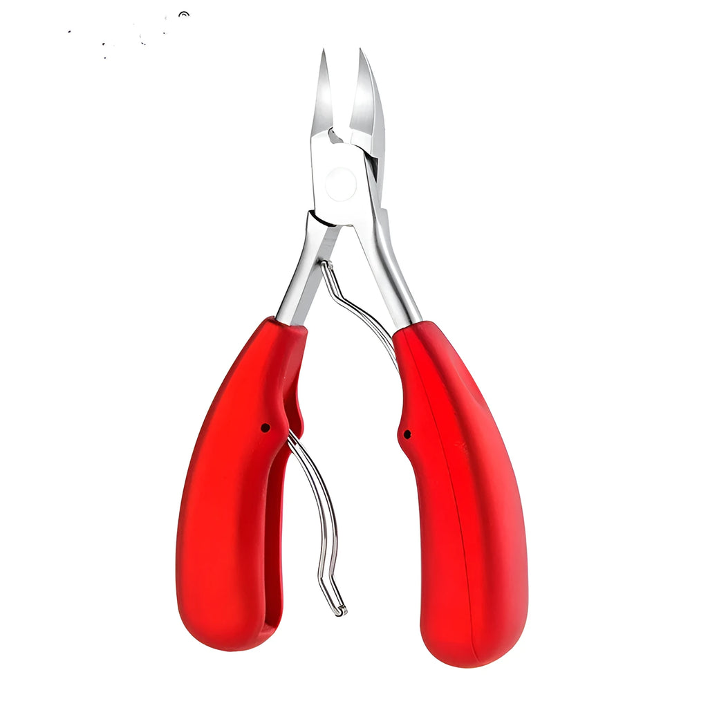 Stainless steel nail clippers with ABS handles in multiple colour options for home grooming