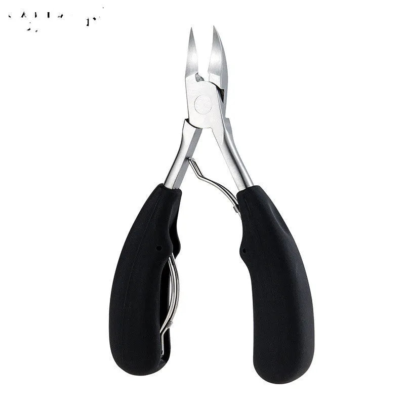 Stainless steel nail clippers with ABS handles in multiple colour options for home grooming