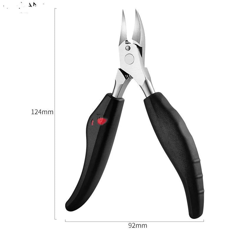 Stainless steel nail clippers with ABS handles in multiple colour options for home grooming