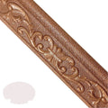 Self-adhesive waistline decorative border skirting line with grid pattern in medium size