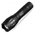 Shustar black rechargeable LED flashlight 10W 1200mAh 240g camping torch