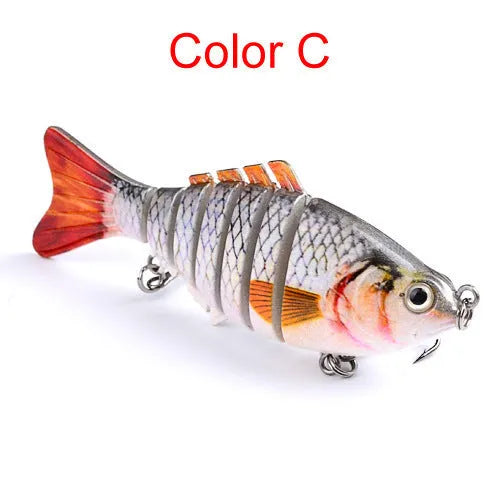 Luya knotty lure simulation fake bait 10cm 15.5g ABS plastic hard fishing tackle multiple colour options