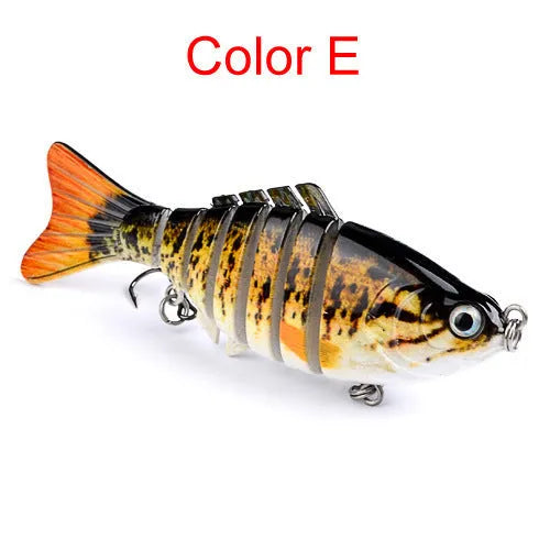 Luya knotty lure simulation fake bait 10cm 15.5g ABS plastic hard fishing tackle multiple colour options