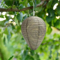 Beehive paper lantern with hexagonal honeycomb structure measuring 22x28cm