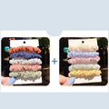 20-piece children's hair ring set with autumn colours and macaron shades