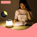 Pruixin rotating projector night light displaying star patterns on bedroom wall