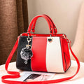 European and American fashion PU shoulder handbag with zipper pocket, soft handle, available in style options A B C D E