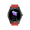 Full Circle Full Touch smart watch with circular screen on a silicone wristband.
