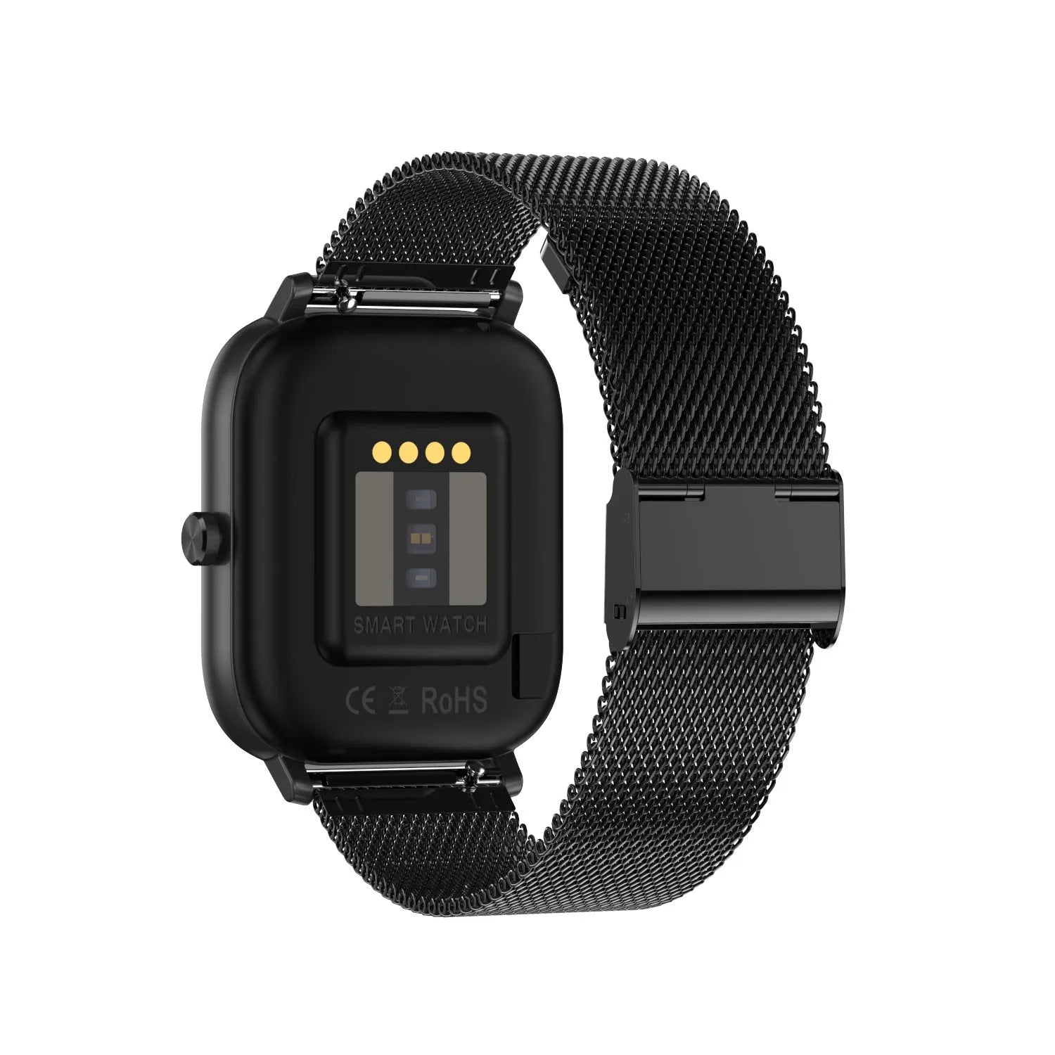 Smart bracelet with health monitoring sensors and 1.54-inch touchscreen on wrist