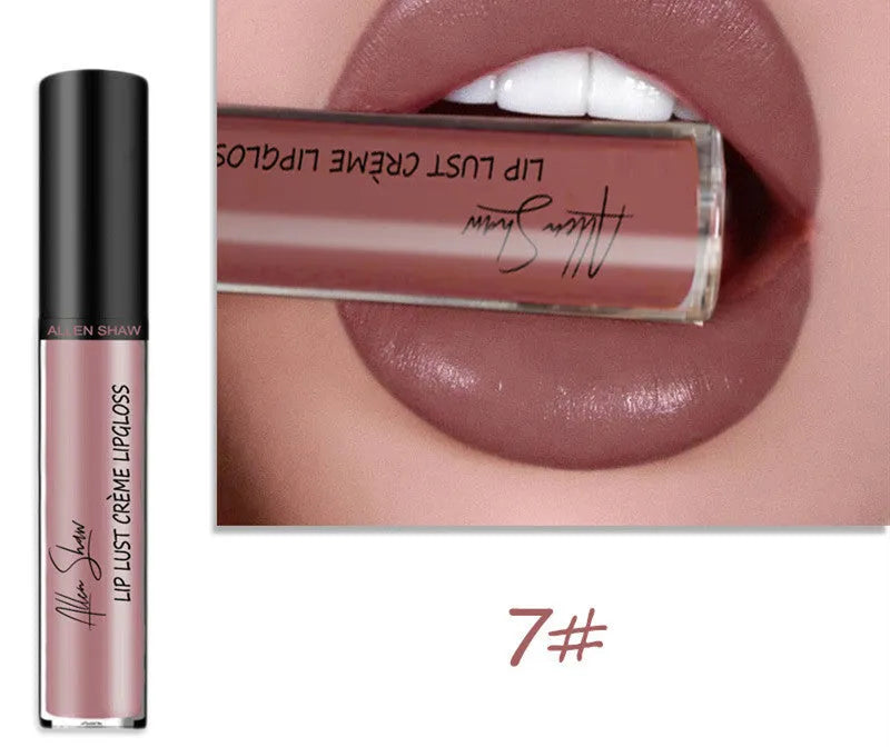 Silky cream texture lip gloss in a choice of twelve colours.