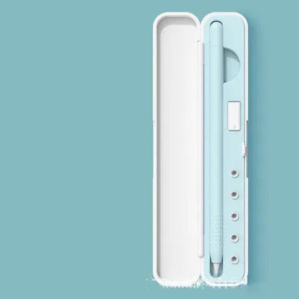 Hard protective case for Apple Pencil 1st and 2nd generation in black blue green purple colours